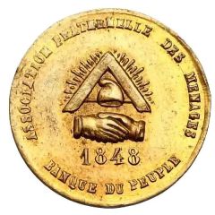 Essai de 1/2 franc, Banque du Peuple
