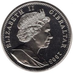 1 Crown - Elizabeth II Elizabeth I - Tilbury 1558 The Armada Speech