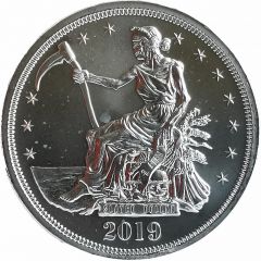 1 Ounce Silver 50 Zombucks - Slayed Dollar