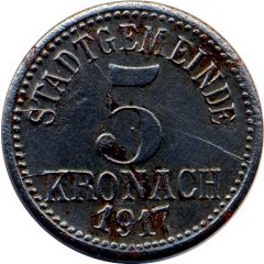 5 Pfennig - Kronach