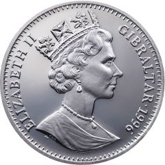 1 Royal - Elizabeth II Bulldog, Silver Proof