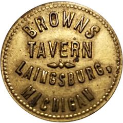 10 Cents - Brown's Tavern Laingsburg, Michigan