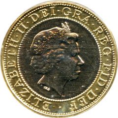 2 Pounds - Elizabeth II 4th portrait, Marconi Telegraph