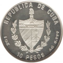 10 Pesos Baseball, Piedfort