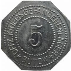 5 Pfennig - Bütow Offz. Kriegsgefangenenlager