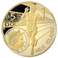 5 Dollars - Elizabeth II Paavo Nurmi