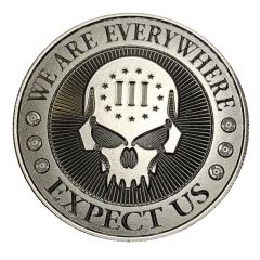 1 Ounce Silver - Intaglio Mint Deuce Head Four