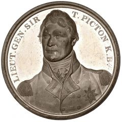 Medal - George III Siege of Badajoz, white metal