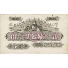 10 Rupees Bank of Bengal