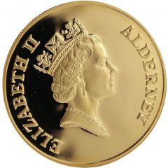 2 Pounds - Elizabeth II Islander`s Return, Gold Proof Issue