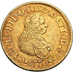 8 Escudos - Carlos III portrait of Fernando VI