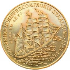 500th anniversary of the Stralsund shipping company 1988
