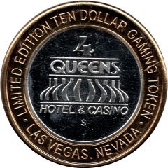 10 Dollars - 4 Queens Hotel and Casino Las Vegas, Nevada