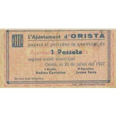 1 Peseta Oristà