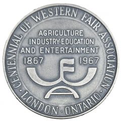 Medallion - Western Fair Centennial London, Ontario