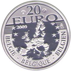 20 Euros - Albert II Father Damian DeVeuster