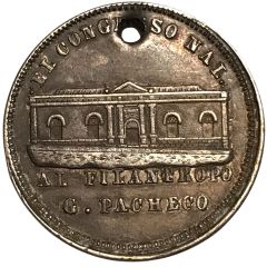 20 Centavos - Pacheco Asylum - Monetary Medal