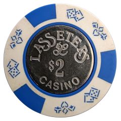 Token/Chip - 2 Dollars - Lasseters Casino Chip