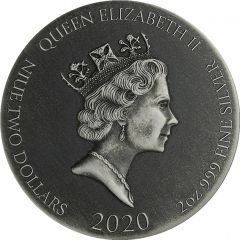 2 Dollars - Elizabeth II Jesus Walks on the Sea