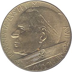 20 Lire - Ioannes Paulus II Evangelist John