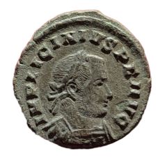 Nummus - Licinius I SOLI INVICTO COMITI, S-F, MSL, Londinium