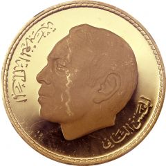 200 Dirhams - Hassan II GATT, Gold