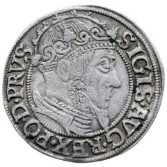 Grosz gdański - Sigismund II Augustus Gdańsk mint