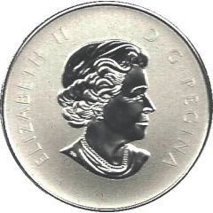 10 Dollars - Elizabeth II 1/2 oz. Canadian Maple Leaves 2011