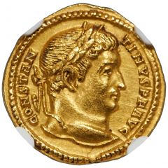 Solidus - Constantinus I GAVDIVM ROMANORVM, Treveri