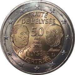 2 Euros Élysée Treaty