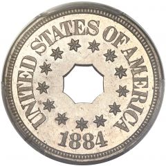 5 Cents '1884 Nickel' Pattern, nickel