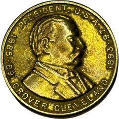 Token - President Coin 22 & 24 - Grover Cleveland