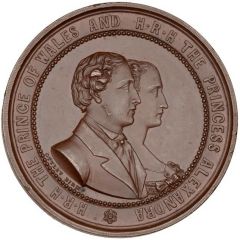 Medal - Victoria Royal Wedding, T. Ottley, bronze