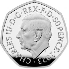 50 Pence - Charles III The Lion, the Witch and the Wardrobe, Silver Proof