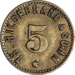 5 Pfennigs - Berlin TH. Hildebrand & Sohn
