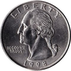 1/4 Dollar `Washington Quarter`