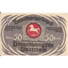 50 Pfennig Braunschweigische Staatsbank