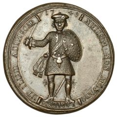 Medal - George II Legitimacy of the Jacobite Succession