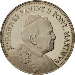 Medal - Visit of Pope Ioannes Paulus II in France Reims 1996