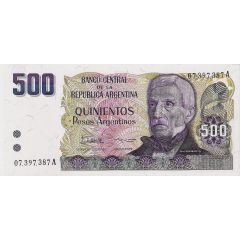 500 Pesos argentinos