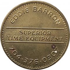 Parking Token - Eddie Barron Charlotte, North Carolina