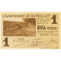 1 Peseta Ripollet
