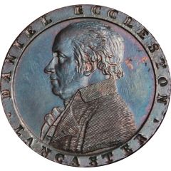 1/2 Penny Lancashire - Lancaster / D. Eccleston