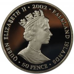 50 Pence - Elizabeth II Tree house, colored