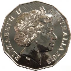 50 Cents - Elizabeth II 4th Portrait - 60th Anniversary of Coronation of Queen Elizabeth II