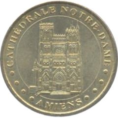 Monnaie de Paris Tourist Token - Amiens Cathédrale Notre-Dame
