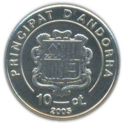 10 Cèntims Pope John Paul II