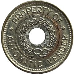Token - Property of Automatic Vender