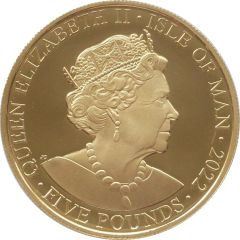 5 Pounds - Elizabeth II Platinum Jubilee, Gold Proof