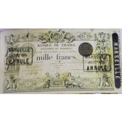 1000 Francs - type 1848 succursales modificated
